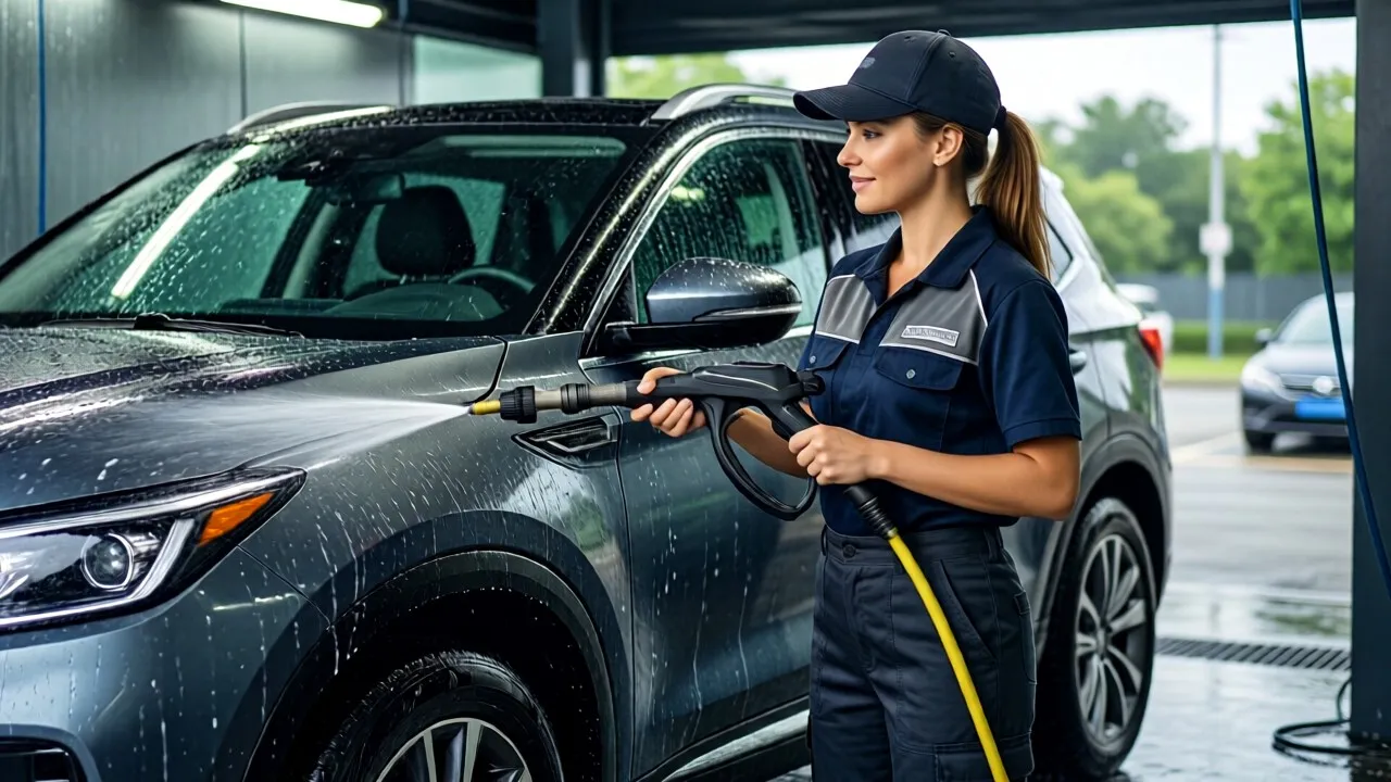 Автомойка «Stанция, автотехцентр» — рп. Андреевка, улица Жилинская, 1г