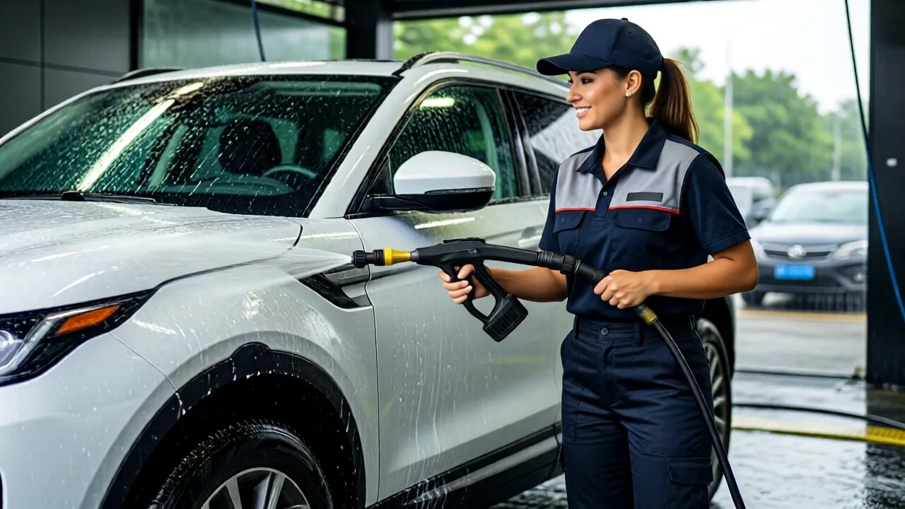 Автомойка «На ВДНХ, теплая автомойка самообслуживания» — Уфа