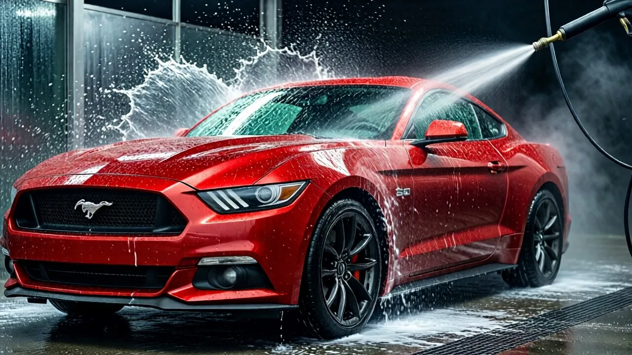 Автомойка «Poseidon, автомойка» — Лобня, Молодёжная улица, 2